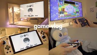 game vlog  NYXI controller unboxing, omori, studying korean, kdrama