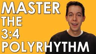 POLYRHYTHM- Learn and MASTER 3:4 and 4:3 [MUSIC THEORY - RHYTHM- COUNTING]