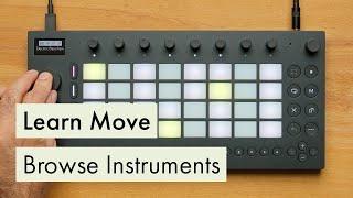 Ableton Move Tutorial: Browsing for instruments and using effects