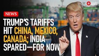 Trump Tariff Plan: Trump Excludes India from Initial Tariff Plans; Targets China, Mexico, and Canada