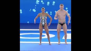 Frithjof SEIDEL - Michelle ZIMMER (GER) | Onland Performance |  Artistic Swimming #shorts