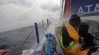 Fast Downwind Sailing - Leyton Class 40 - Day 11 - Transat Jacques Vabre 2019