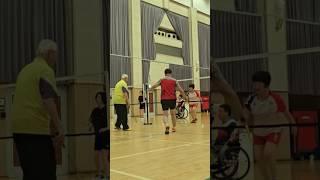 f 90-year-old Grandpa who plays badminton  90세에도 배드민턴치시는 할아버지! #배드민턴#할아버지#90세 #badminton