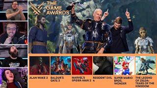 Streamers React to 2023 The Game Awards, Game of the Year Winner Moment (Reaction)