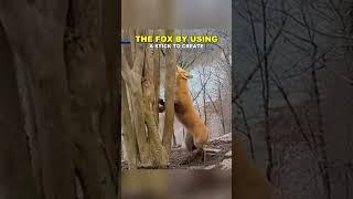 Fox mother shows her gratitude to a man who saved her #animals #shorts