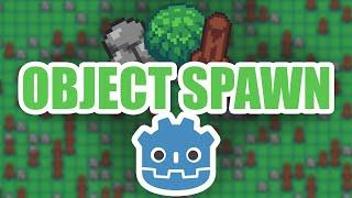 Spawn resources on the map | Спавн ресурсов на карте | Godot Guide