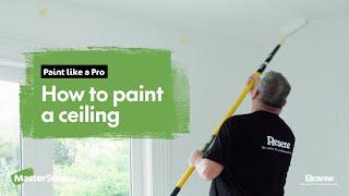 Paint like a Pro - How to paint a ceiling