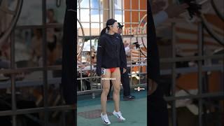 워밍업중인 육상여신 김지은
