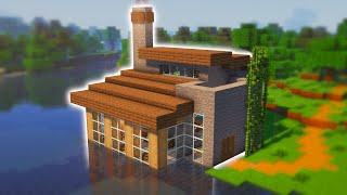 Minecraft | How to Build a Modern Lake House