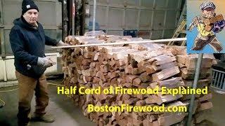 Boston half cord wood kiln dried firewood for sale video Hyde Park Ma delivered