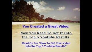 Video Ranking Service Gold Coast - Best Youtube Page 1 Video Ranking Specialists in Gold Coast