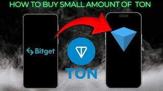 How to Deposit little Ton to Tonkeeper from bitget with low gas fee