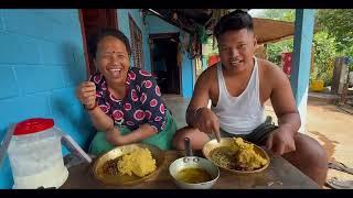 Didho & Masu Local Food Of Nepal Eating With Mum  @Innovationido