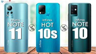 Infinix Note 11 vs Infinix Hot 10s VS Infinix Note 10 Full Comparison| Phone Battle | Which is Best