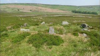 Bamford Moor Bronze Age, embanked Stone Circle, Derbyshire UK #shorts