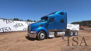 Lot 2240: 2007 Peterbilt 387 Sleeper Truck Will Be Sold At Auction!