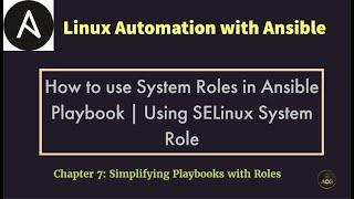 #28: How to use System Roles in Ansible Playbook | Using SELinux System Role Example