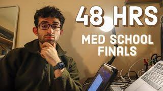 48 hours before my final exam in medical school VLOG (study with me)