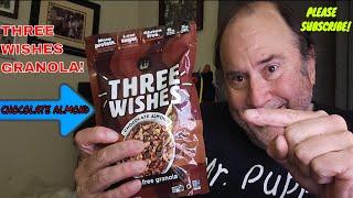 Three Wishes Makes Low Carb Breakfast Dreams Come True #davidlost108pounds #3WISHES #LOWCARBGRANOLA