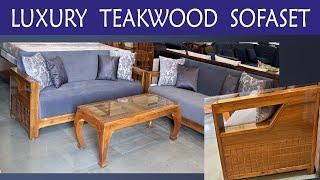 Teak wood sofa set || comfortable sofa