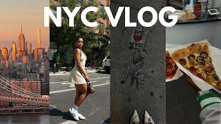 VLOG: NEW YORK FOR THE VIBES, EXPLORING THE CITY, WORK WITH ME, COOKING + MORE