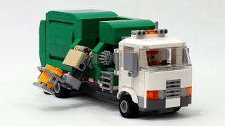 Amazing LEGO Side Loading Garbage Truck Mechanism