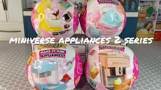 Unboxing NEW MiniVerse Appliance 2 series/ Making Cotton Candy! 