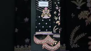 #Black #Beauty | Pakistani chiffon embroidered dress | Faashium by nida work & vlogs  | subscribe 