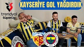 B.KAYSERİSPOR - FENERBAHÇE (FANATİK FENERBAHÇE'LİLER MAÇA TEPKİ VERDİ)