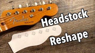 Reshaping a Raw Headstock / Neck