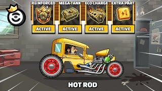 Hill Climb Racing 2 - New Mastery HOT ROD Unlocked and Fully Upgraded GamePlay