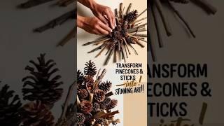 "From Pinecones to Masterpieces: You Won't Believe How Stunning This DIY Sculpture Is!"