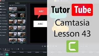 Camtasia Tutorial - Lesson 43 - Audio Points