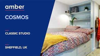 Classic Studio | Cosmos | Student Accommodation in Sheffield | UK | amber