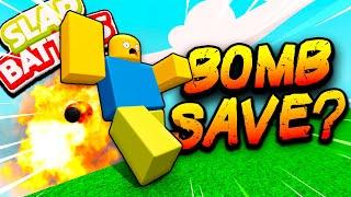 SAVE Someone WITH the BOMB Glove Challenge in Slap Battles - Roblox