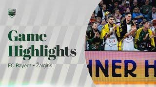 Bayern - Žalgiris | Game Highlights | 2024.11.07