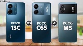 Redmi 13C vs Poco C65 vs Poco M5 || Price | Full Comparison