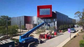 External time-lapse of the new Carnegie School of Sport building