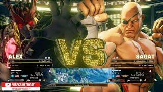 "Best Bout Replays" SFV CE - HAGAISHI vs cymande #2