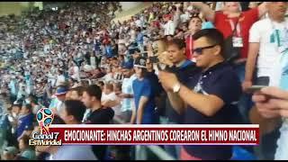 Emocionante el aguante de argentinos en Rusia