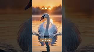 หงส์ขาวสวยงาม #birds #poultry