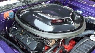 Awesome Sound of 426 Hemi Cuda Convertible Running