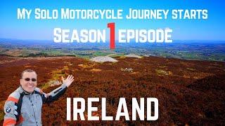 My Solo Motorcycle adventure in Ireland starts here (S1E1) [Carrowkeel]