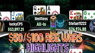 Top Pots Ep19 REG WARS High Stakes Poker Cash Game Highlights