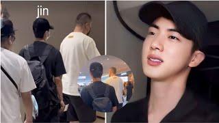 Bts news today! at the airport! BTS's Jin leaves for the US with a special escort, what's wrong?