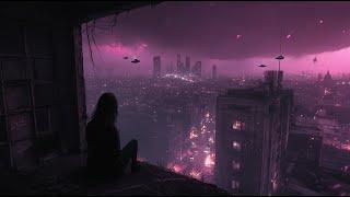 Cyberpunk Neon City | Rain, Peaceful Tunes and Soothing Low Frequency Sound Waves