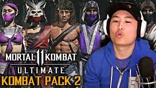 Mortal Kombat 11 Ultimate - ALL EPIC & Not So EPIC Kombat Pack 2 Skins!! [REACTION]