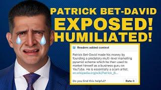 Patrick Bet-David Exposed and Humiliated! Declares War on Wikipedia?!?!