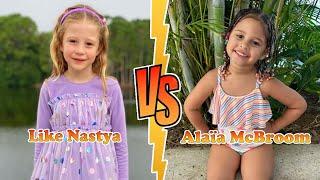 Like Nastya VS Alaïa McBroom (The ACE Family) Transformation  New Stars From Baby To 2024