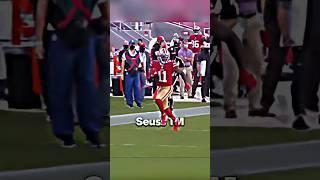 Brandon Aiyuk INCREDIBLE Hurdle  #shorts